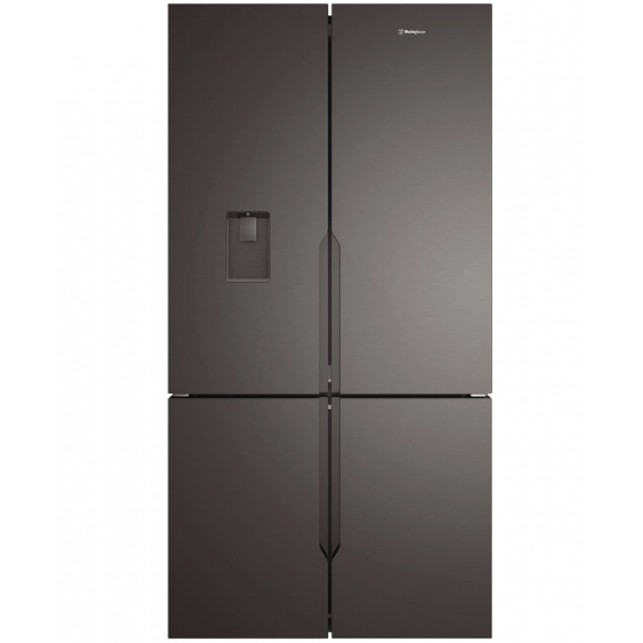 WQE5760BB Westinghouse 564 L French Door Fridge with Non-Plumbed Water Dispenser - Charcoal Black 
